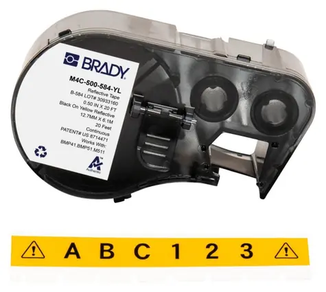 Brady Etikety pro M410/BMP41/M510/BMP51/BMP53/M511 (M4C-500-584-YL) / Etikety / Samolepicí