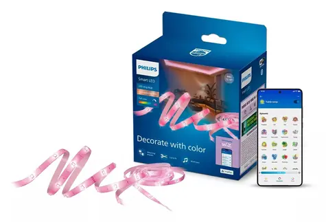 Philips WiZ Smart Strip RGB Type-C 4 m bílá / LED pásek / Wi-Fi, Bluetooth / IP20