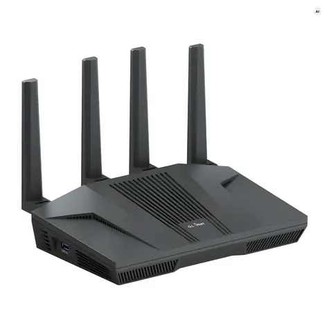 GL.iNet Flint 2 GL-MT6000 / Router / Wi-Fi 6 / AX6000 / 2,5G LAN/WAN / VPN / USB 3.0