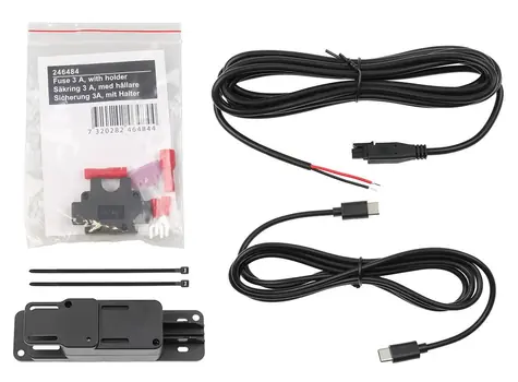 Brodit napájecí zdroj černá / Napájecí zdroj / pro pevnou instalaci / USB-A + USB-C / Quick Charge 3.0