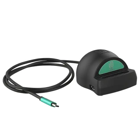 RAM Mounts GDS Desktop Charging Dock / Stolní nabíjecí dok / IntelliSkin / USB-C / USB-A