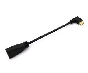 Zircon HDMI redukce úhlová boční / Redukce / HDMI / 0,15 m