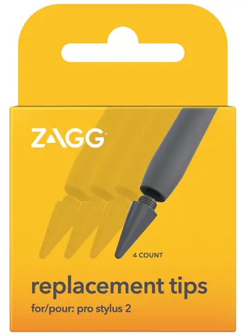 ZAGG Náhradní hroty pro Pro Stylus 2 šedé (109913293) / Hroty / 4 ks