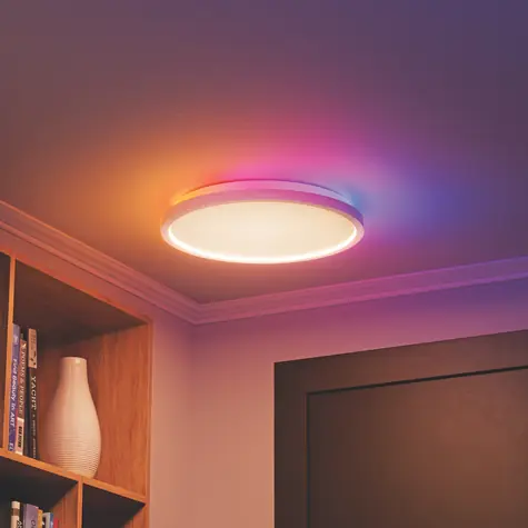 Nanoleaf Smart Multicolor Ceiling Light bílá / Chytré stropní svítidlo / 2600 lm / Bluetooth a Wi-Fi (Matter)