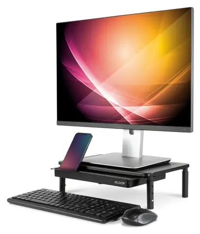 Allsop Metal Art Tri-Level / Stojan na monitor / výškově nastavitelný / do 27
