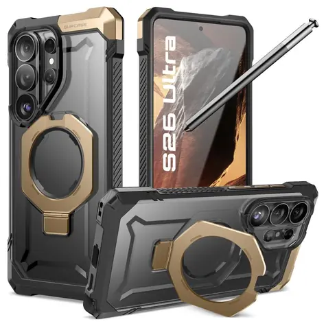 Supcase UB Grip Mag písková / Ochranný kryt / pro Samsung Galaxy S26 Ultra / MagSafe