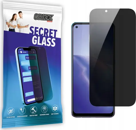 GrizzGlass SecretGlass Oppo Reno6 5G / Ochranné sklo / Privátní