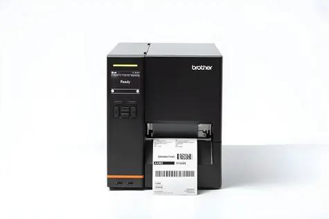 Brother Tiskárna štítků s LCD displejem / Tiskárna čárových kódů / 203 x 203 DPI / 11,4 cm / USB / LAN
