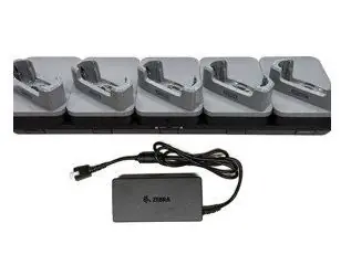 Zebra ShareCradle pro 5x TC201 s rugged bootem / Komunikační kolébka / Ethernet / USB / 5 pozic / vč. zdroje