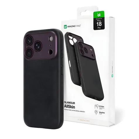 AmazingThing Glamour AllSkin iPhone 18 Pro fialová / Kryt / Ochrana kamery / MagSafe kompatibilní