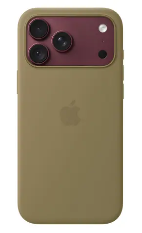 Apple Silikonový kryt s MagSafe pro iPhone 18 Pro Max olivová / Pouzdro / Silikon