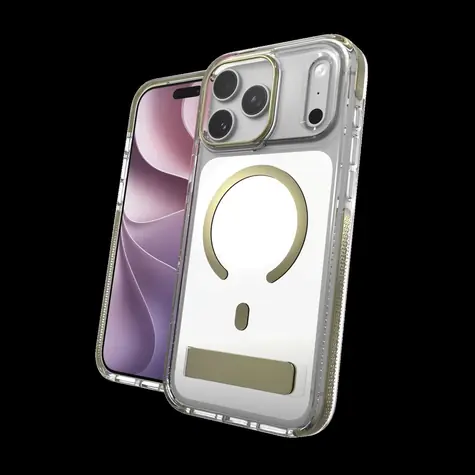 ZAGG Santa Cruz Snap KS Zlatá / Zadní kryt / Apple iPhone 18/17 Pro Max / MagSafe / Grafen