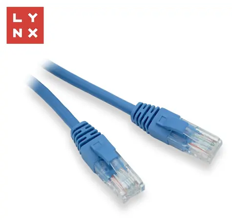 Lynx Patch kabel Cat5e modrá / UTP / 2m / CCA