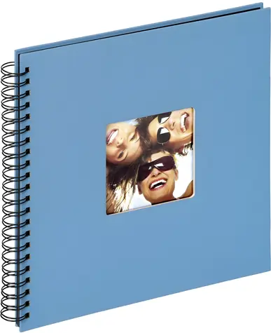 Walther Fun SA110U modrá 30x30 / Album / 50 černých stran / spirálová vazba