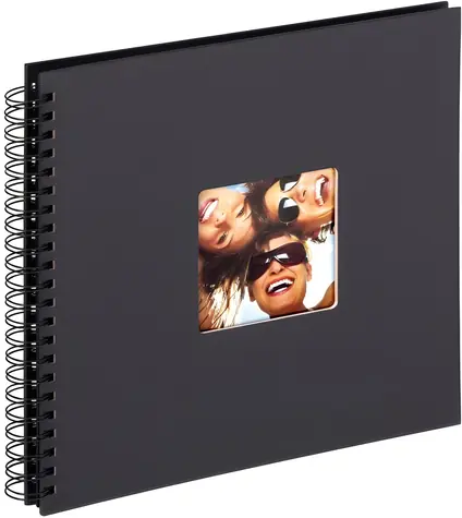 Walther Fun SA110B černá 30x30 / Album / 50 černých stran / spirálová vazba
