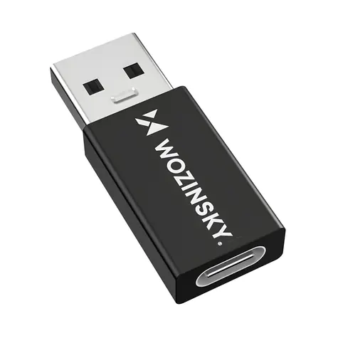 Wozinsky WAAC-01 černá / OTG adaptér / USB-A - USB-C