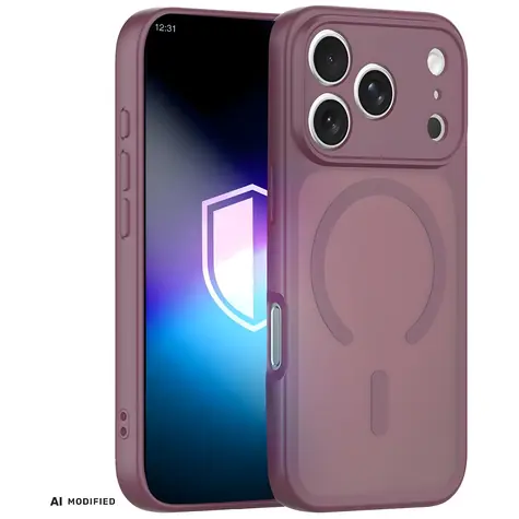 3mk Misty MagCase vínová / Zadní kryt / Apple iPhone 17 Pro / 18 Pro / MagSafe