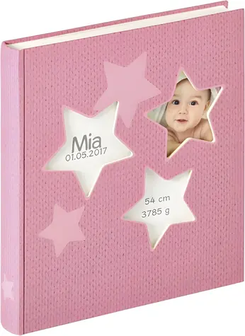 Walther Baby Estrella růžová 28x30,5 / Album / 50 bílých stran