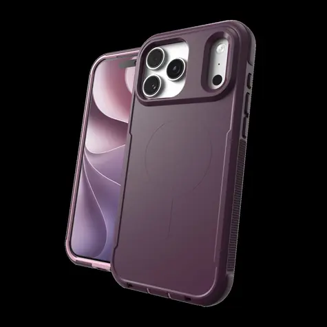 ZAGG Teton Snap KS Holster fialová / Zadní kryt / iPhone 18/17 Pro / MagSafe / Grafen