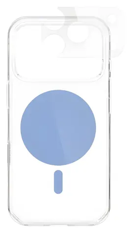 Epico Dot Mag+ Case iPhone 17 Pro Max/18 Pro Max světle modrá / Kryt / Qi2 & MagSafe kompatibilní / crossbody úchyty