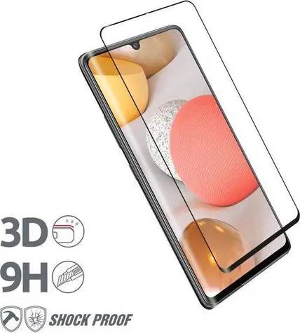 Crong 3D Armour Glass pro Samsung Galaxy A42 5G / Ochranné sklo / 9H / Full Glue přes celý displej