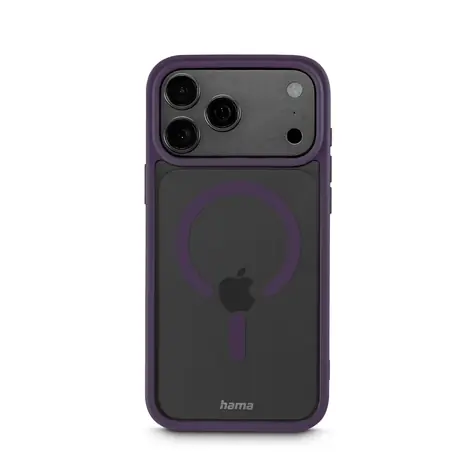 Hama Frame Protect kryt průhledná/tmavě červená / Kryt / Apple iPhone 17 Pro Max/18 Pro Max / magnetický
