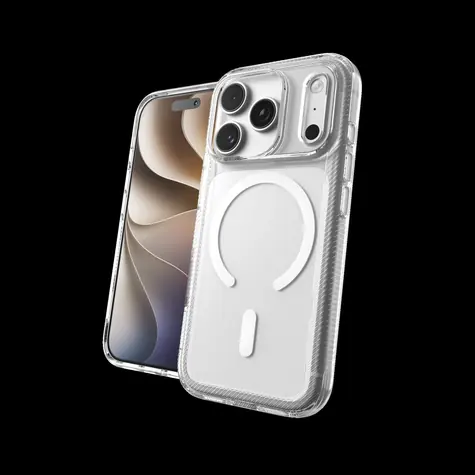 ZAGG Luxe Snap průhledná / Zadní kryt / iPhone 18 Pro, 17 Pro / MagSafe / Grafen