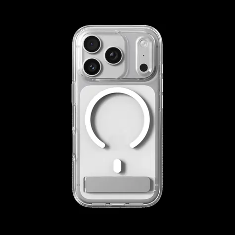 ZAGG Crystal Palace Snap Kickstand průhledná / Kryt / Apple iPhone 18 Pro, iPhone 17 Pro / MagSafe / Stojánek / Grafen