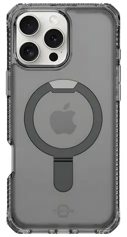 itSkins HYBRID_R Vapor / Kryt se stojánkem / Apple iPhone 16 Pro / MagSafe