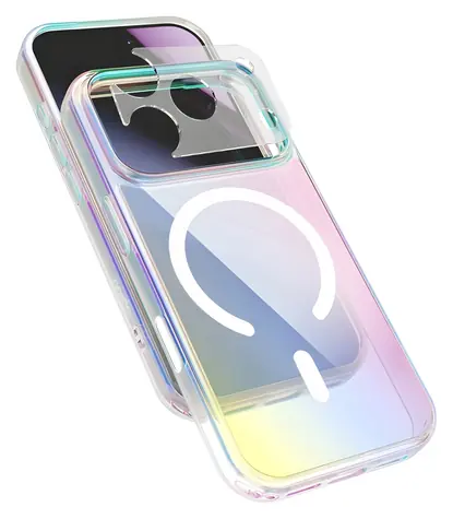 Epico Hero Mag+ Case transparentní / Kryt na iPhone 17/18 Pro / Qi2 & MagSafe kompatibilní / crossbody úchyty