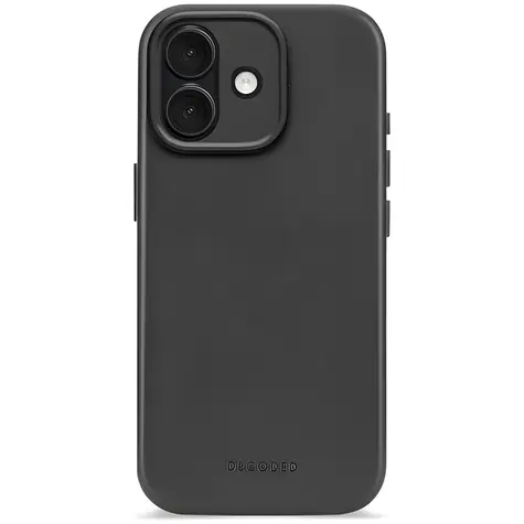 Decoded Leather Backcover pro Apple iPhone 17 černá / Kryt na mobilní telefon / kožený