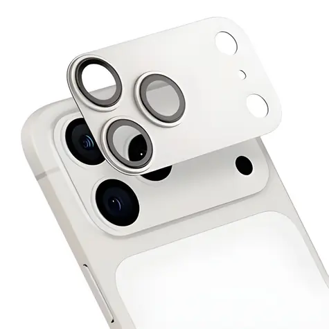 OBAL:ME Camera Island Ochrana Čoček pro Apple iPhone 17 Pro Max Silver / Ochrana čoček