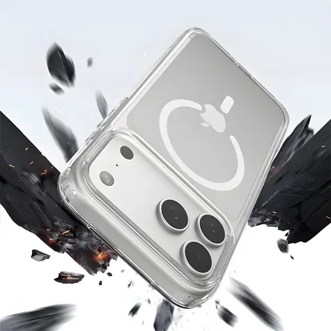 Devia Crystal Shockproof průhledný / Kryt / Apple iPhone 18 Pro Max / MagSafe