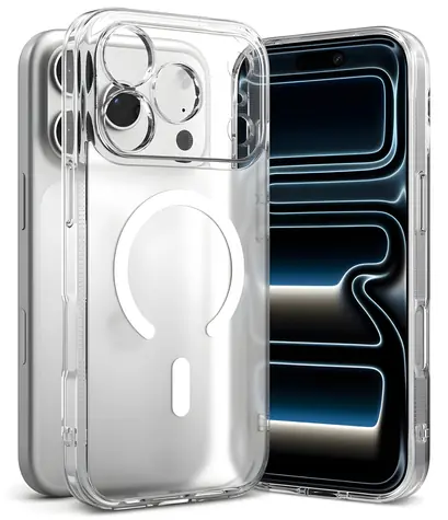 Ringke Fusion Magnetic MagSafe matná čirá / Kryt / Apple iPhone 18 Pro Max / 17 Pro Max / MagSafe