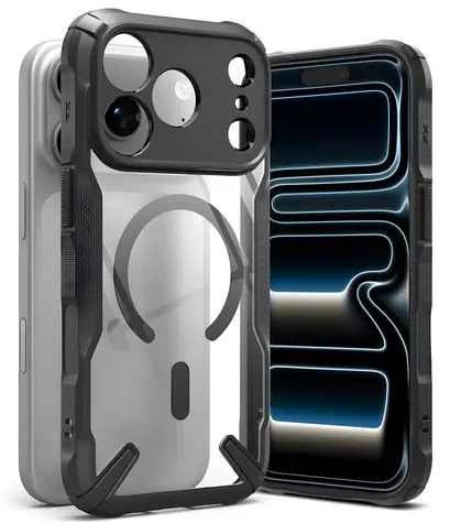 Ringke Fusion X Magnetic MagSafe černá / Kryt / Apple iPhone 18 Pro / 17 Pro / MagSafe
