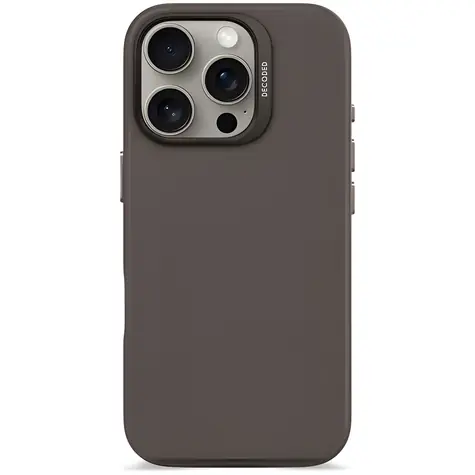 Decoded AntiMicrobial Silicone Backcover iPhone 16 Pro černá / Kryt / Apple iPhone 16 Pro / Silikonový / Antimikrobiální