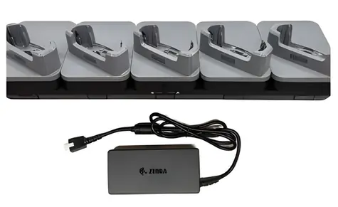 Zebra ShareCradle pro 5x TC201 bez rugged bootu / Komunikační kolébka / Ethernet / USB / 5 pozic / vč. zdroje