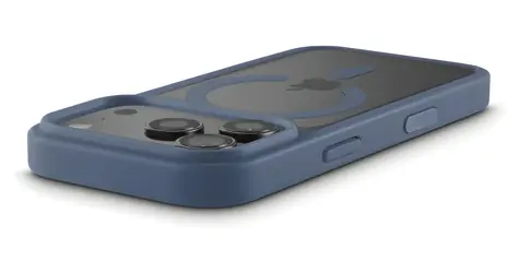 Hama Frame Protect kryt pro Apple iPhone 17 Pro/18 Pro průhledná/modrá / Kryt / Magnetický / MagSafe