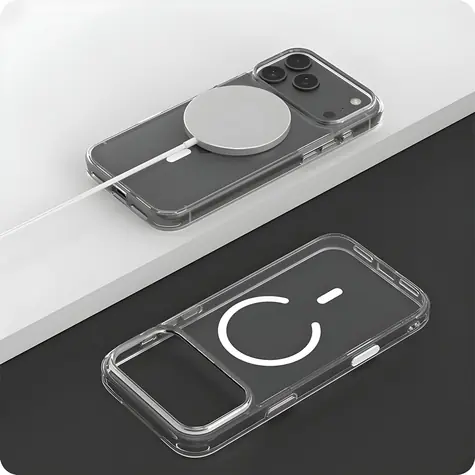Comma Ice Armor Series Magnetic Case pro Apple iPhone 18 Pro Max čirá / Kryt / Magnetický