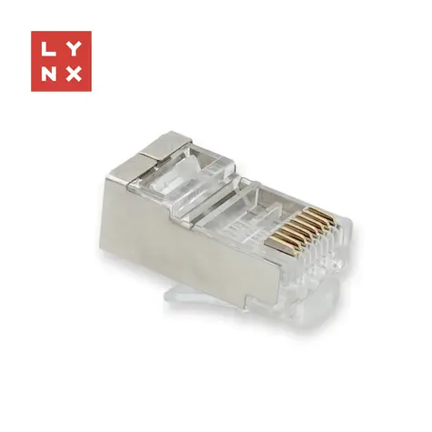Lynx konektor STP Cat6a / Konektor / RJ45 / 50µ pozlacení / 100 ks