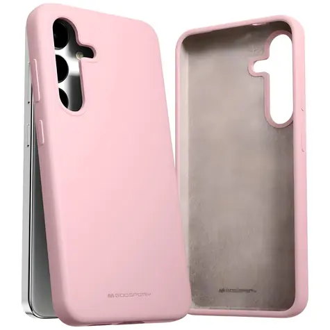 Mercury Silicone pouzdro pro Samsung Galaxy S24 (S921) Pink Sand / Pouzdro na mobil / Silikonové