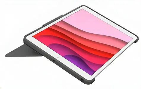 Logitech Combo Touch grafitová / Ochranný kryt s klávesnicí / Apple iPad 7.-9. gen. 10,5\