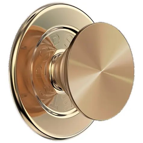 PopSockets Round Radial Gold Aluminum MagSafe / Držák na telefon / MagSafe / Hliník / Stojánek