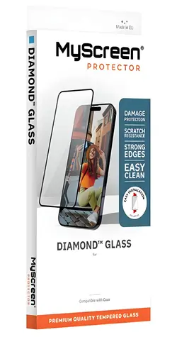 MyScreen Diamond Glass New pro Apple iPhone 16 Pro / Ochranné sklo / Tvrzenost 9H / Instalační sada EasyApp