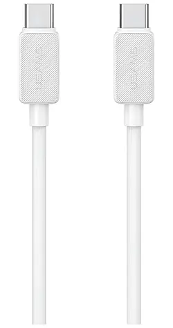 USAMS KY Series US-SJ696 bílá / Nabíjecí a datový kabel / USB-C - USB-C / 60W / 2 m / 480 Mb/s