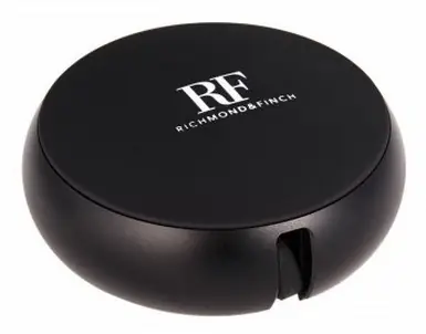 Richmond&Finch CWTYPE-006 černá / Kabel / USB-C - MicroUSB / samonavíjecí / 90 cm