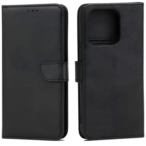 Marv Wallet Case černá / Pouzdro / Realme 16 Pro / knížkové s přihrádkou na kartu