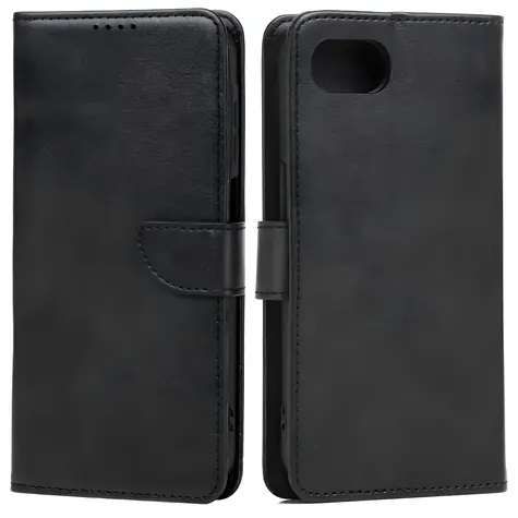 Marv Wallet Case pro Apple iPhone 16e a 17e černá / Peněženkové pouzdro / Knížkové