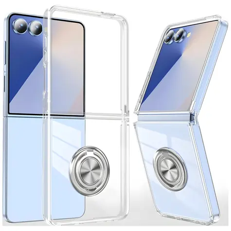 Beline Ring transparentní / Kryt / Samsung Galaxy Z Flip8 / otočný držák