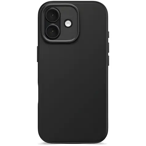 Decoded AntiMicrobial Silicone Backcover iPhone 17 černá / Kryt / Silikonový / Antimikrobiální